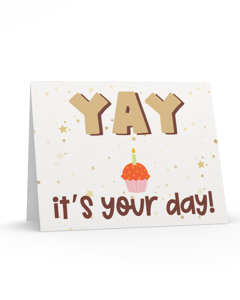 Yay Birthday Greeting Card