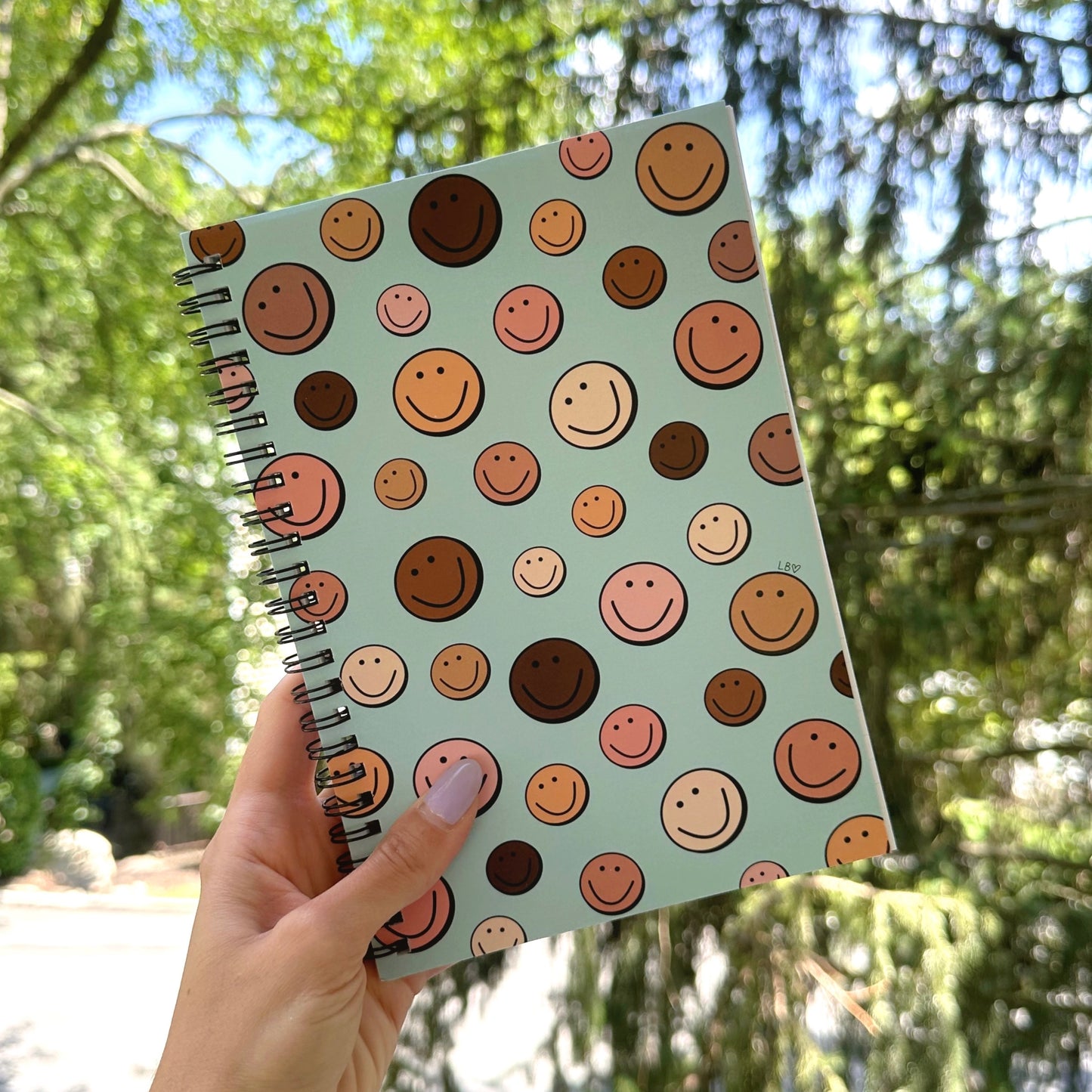 Inclusive Smileys Spiral Notebook