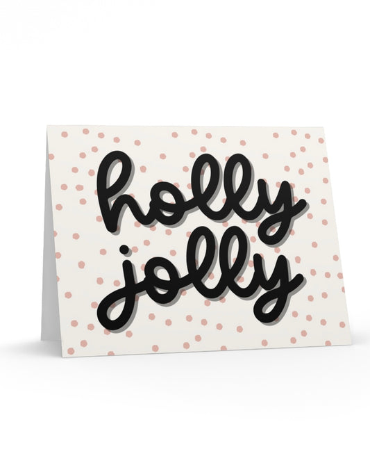 Holly Jolly Greeting Card