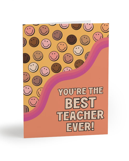 Best Teacher Greeting Card