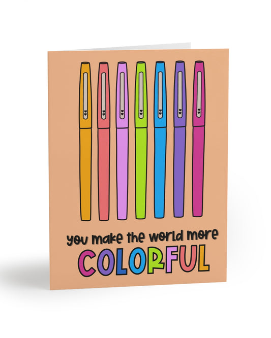 Colorful Greeting Card