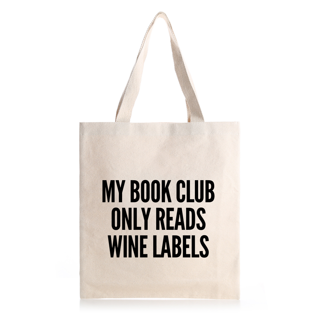 Book club tote discount bags