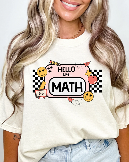 Hello Math Tee