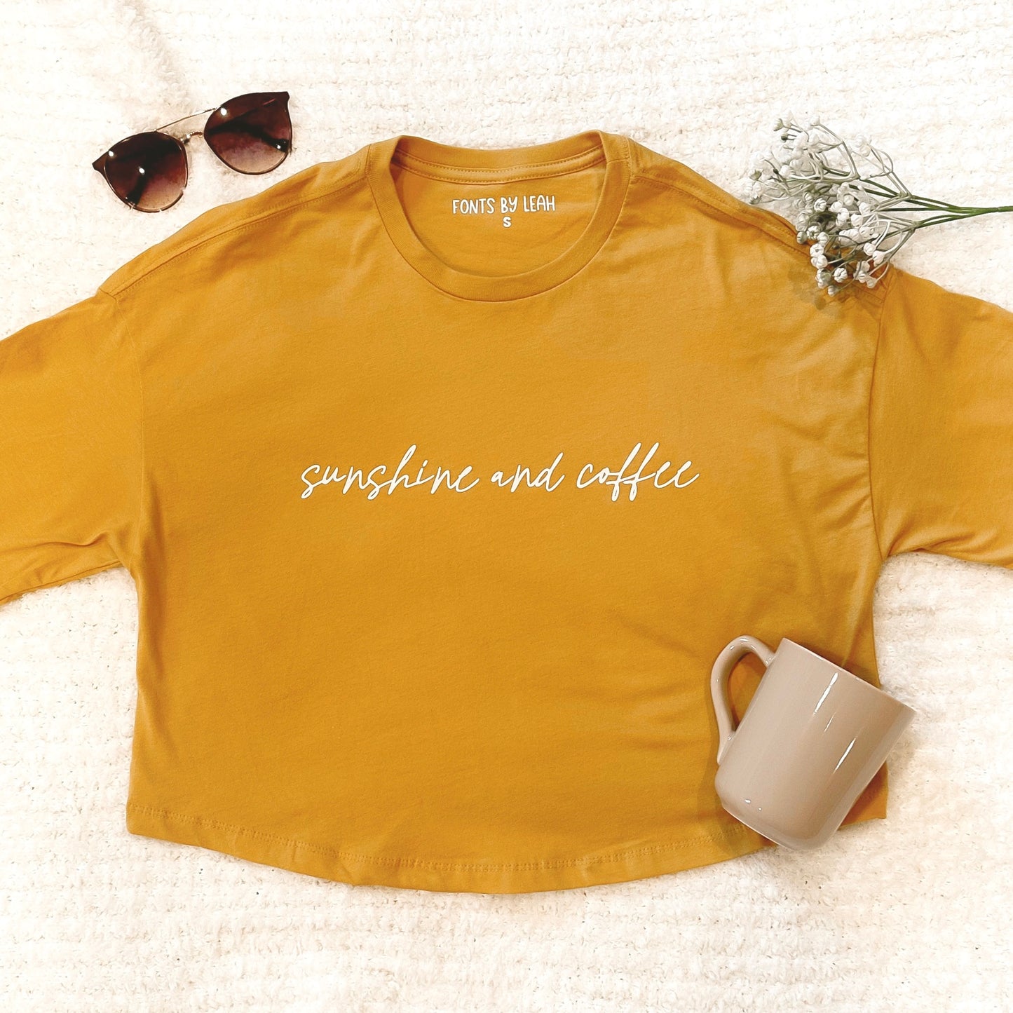 Sunshine and Coffee Crop Tee