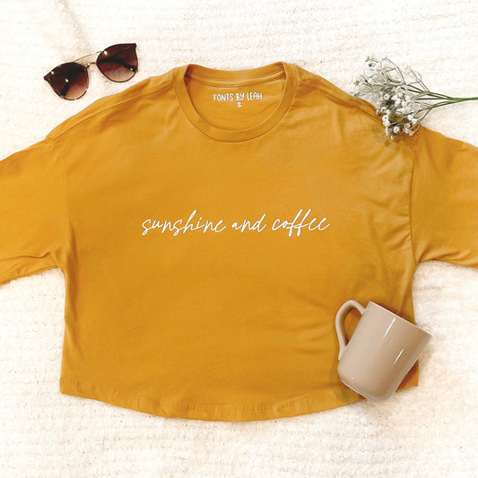 Sunshine and Coffee Crop Tee