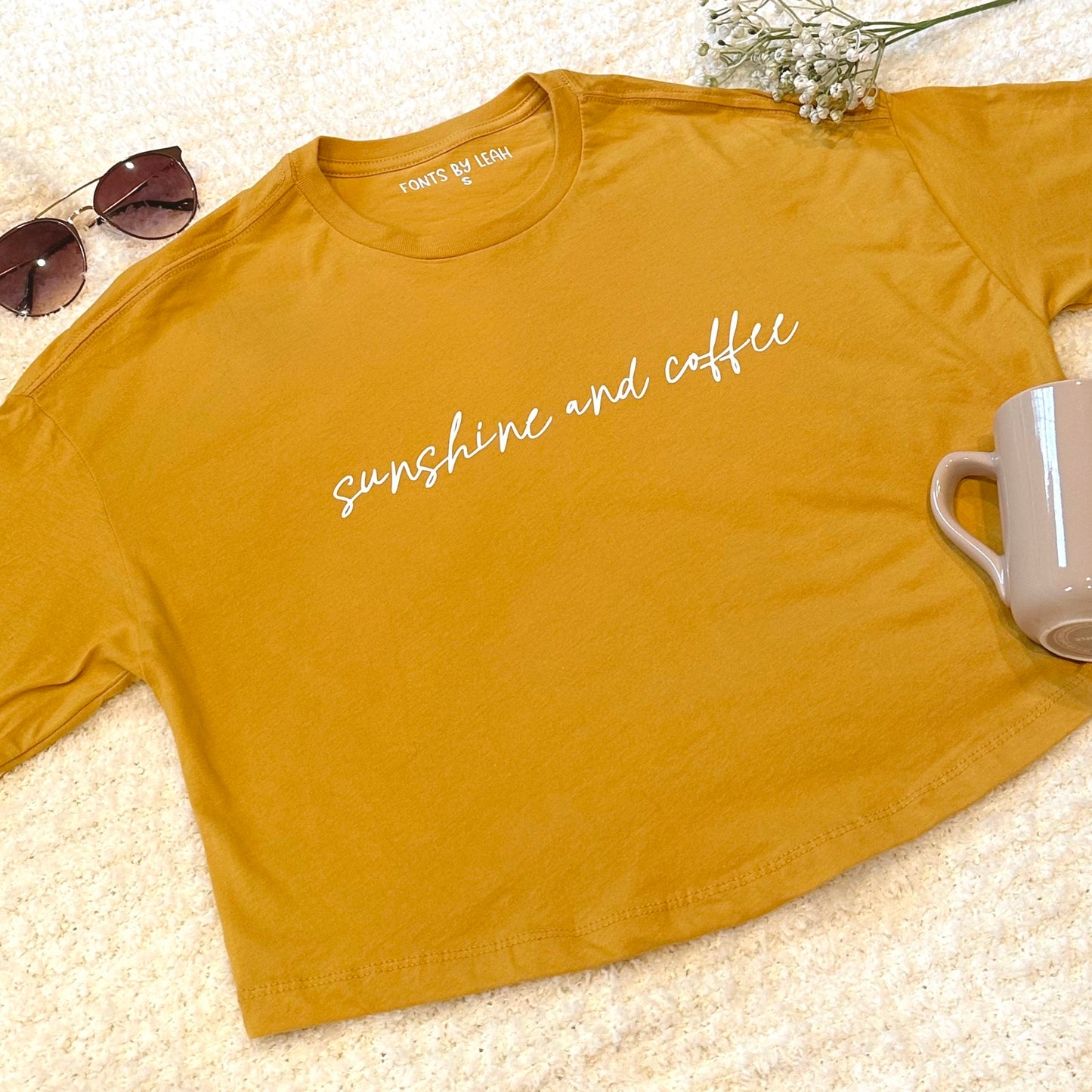 Sunshine and Coffee Crop Tee