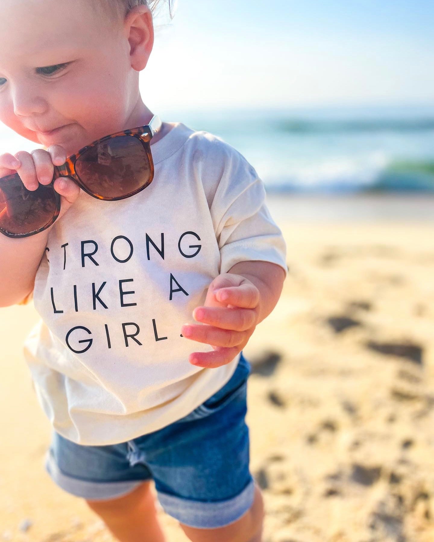 Strong Like a Girl Tee (Toddler)