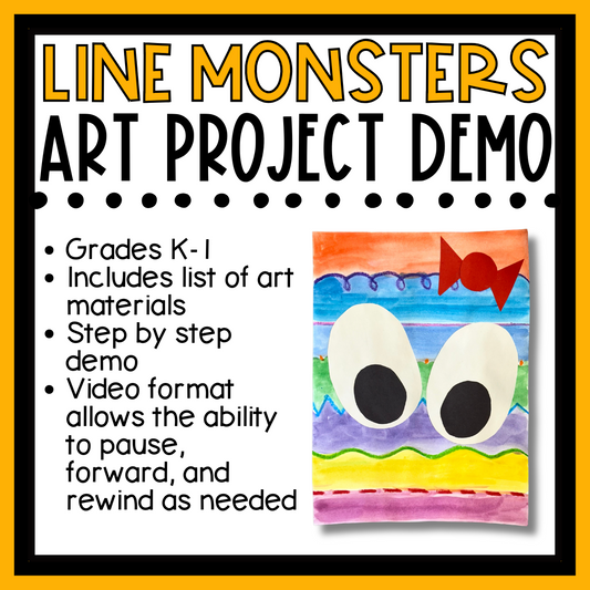 Line Monsters (Grades K-1)