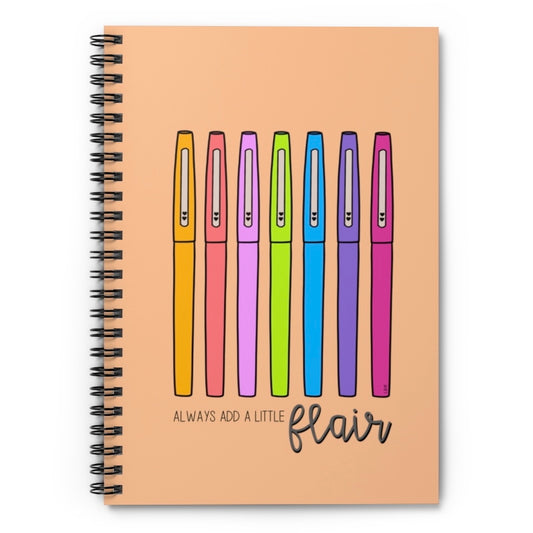 Flair Pens Spiral Notebook