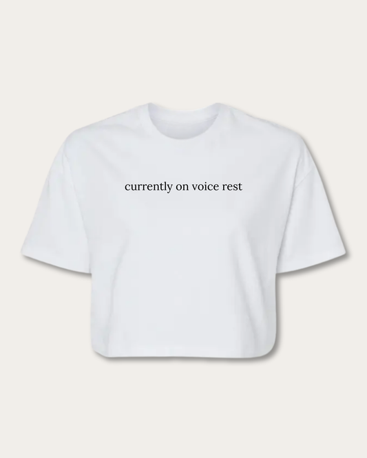 CURRENTLY ON VOICE REST