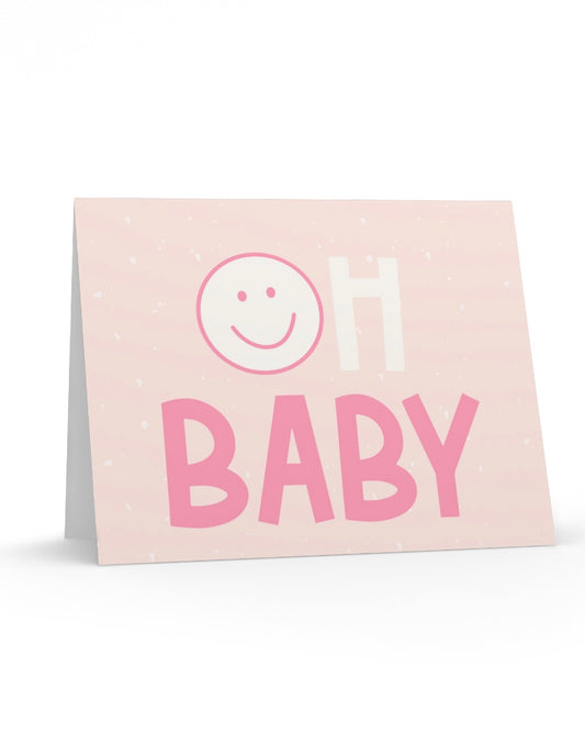 Oh Baby Girl Greeting Card