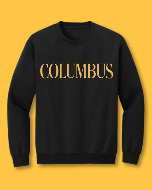COLUMBUS TEXT (YELLOW)