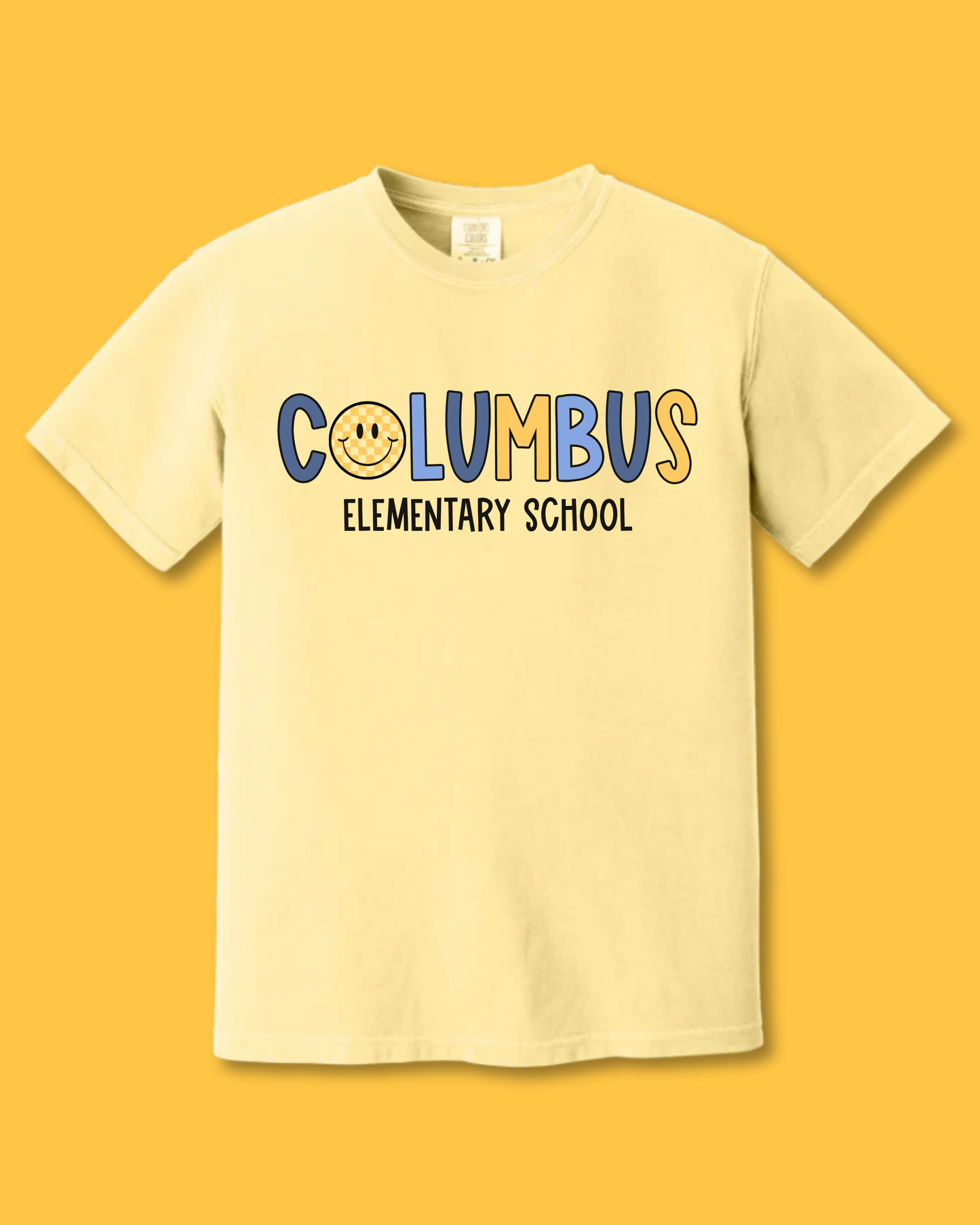 COLUMBUS SMILEY TEE