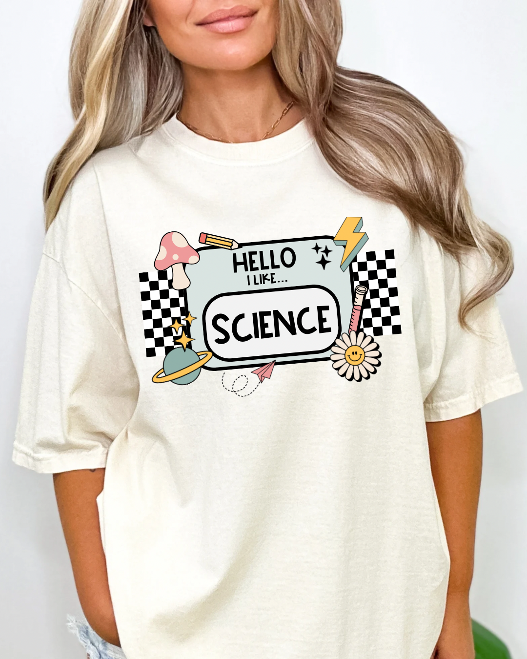 Hello Science Tee – FONTS BY LEAH