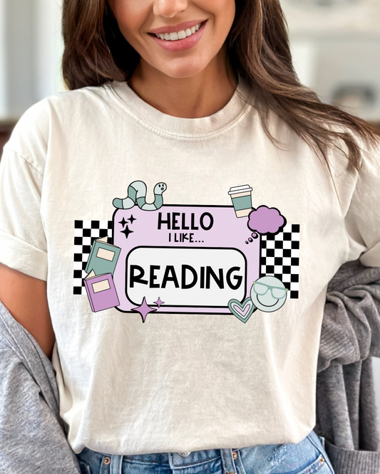 Hello Reading Tee