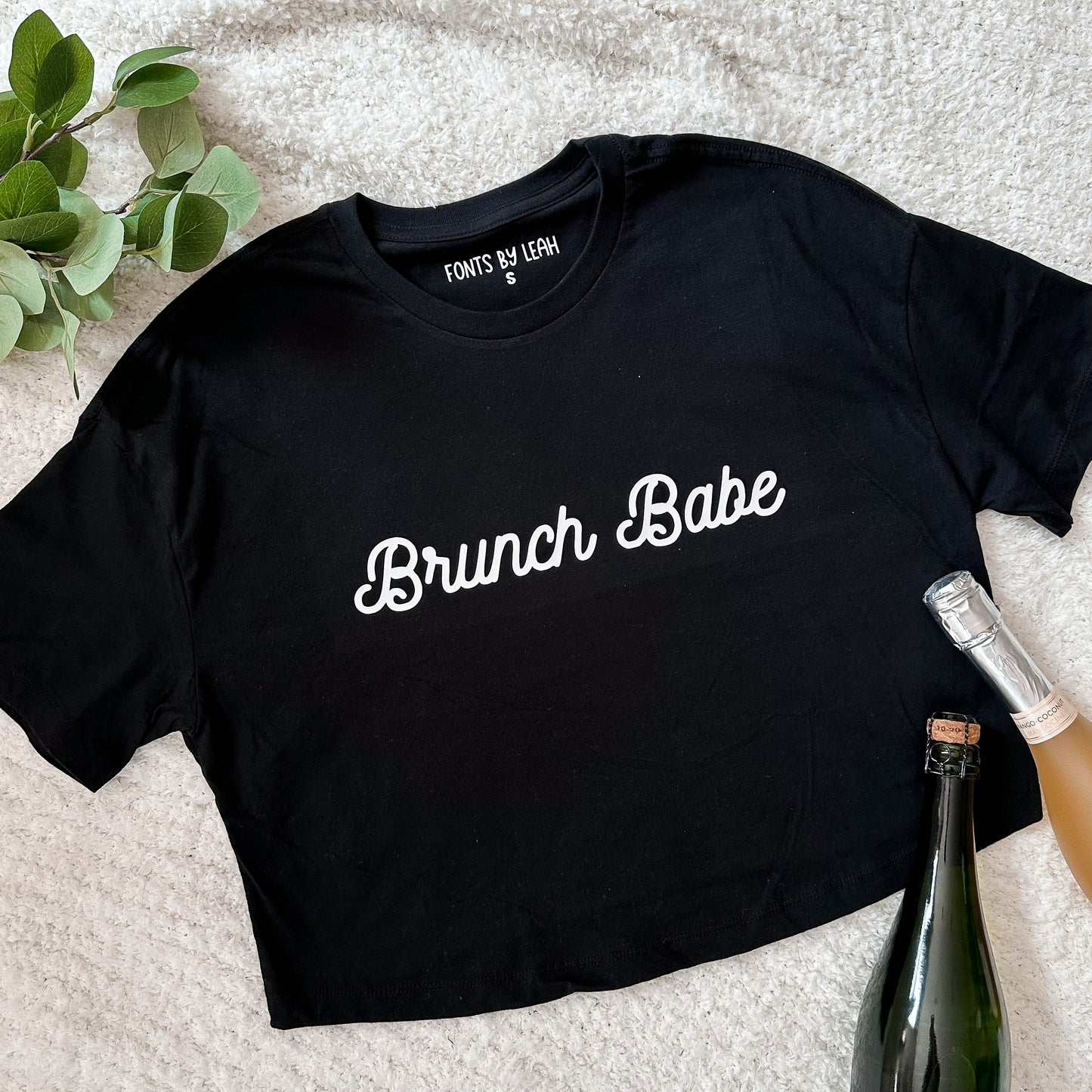 Brunch Babe Crop Tee